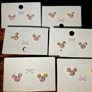 Disney Style Mickey Mouse Stud Earrings
